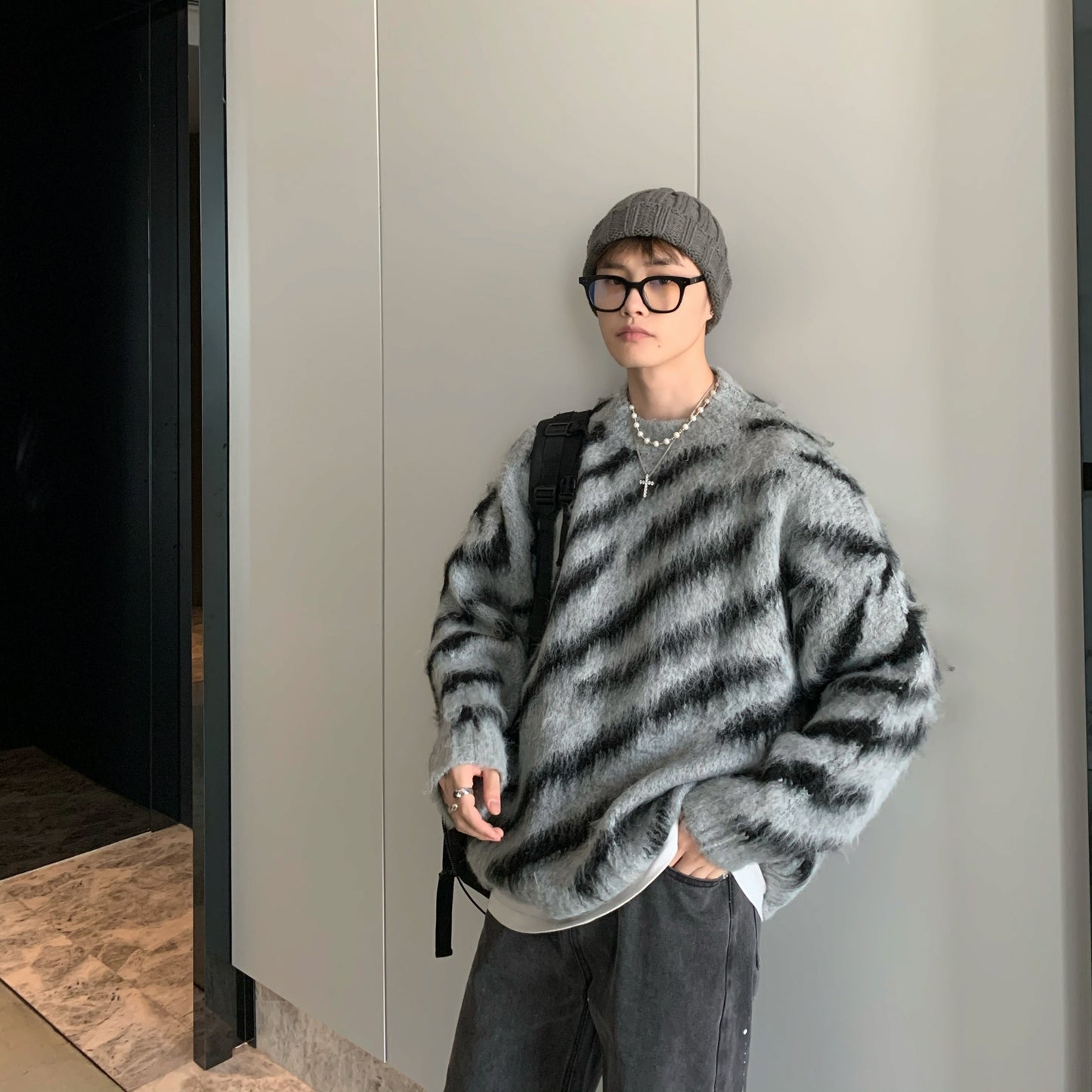 HighlyFavored "Zebra Amor" Sweater