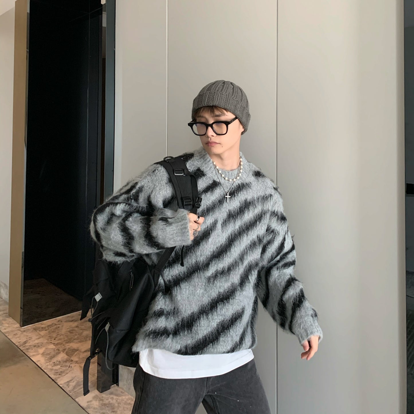 HighlyFavored "Zebra Amor" Sweater