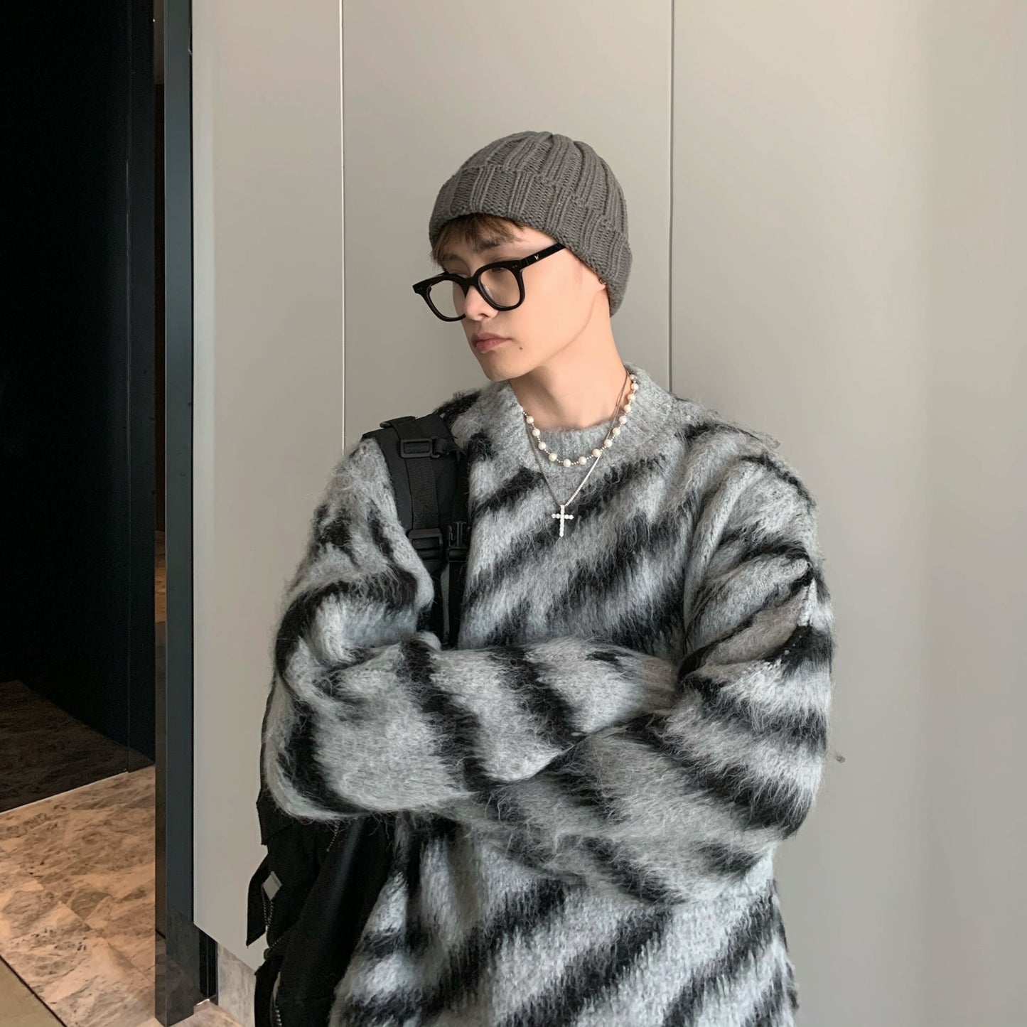 HighlyFavored "Zebra Amor" Sweater