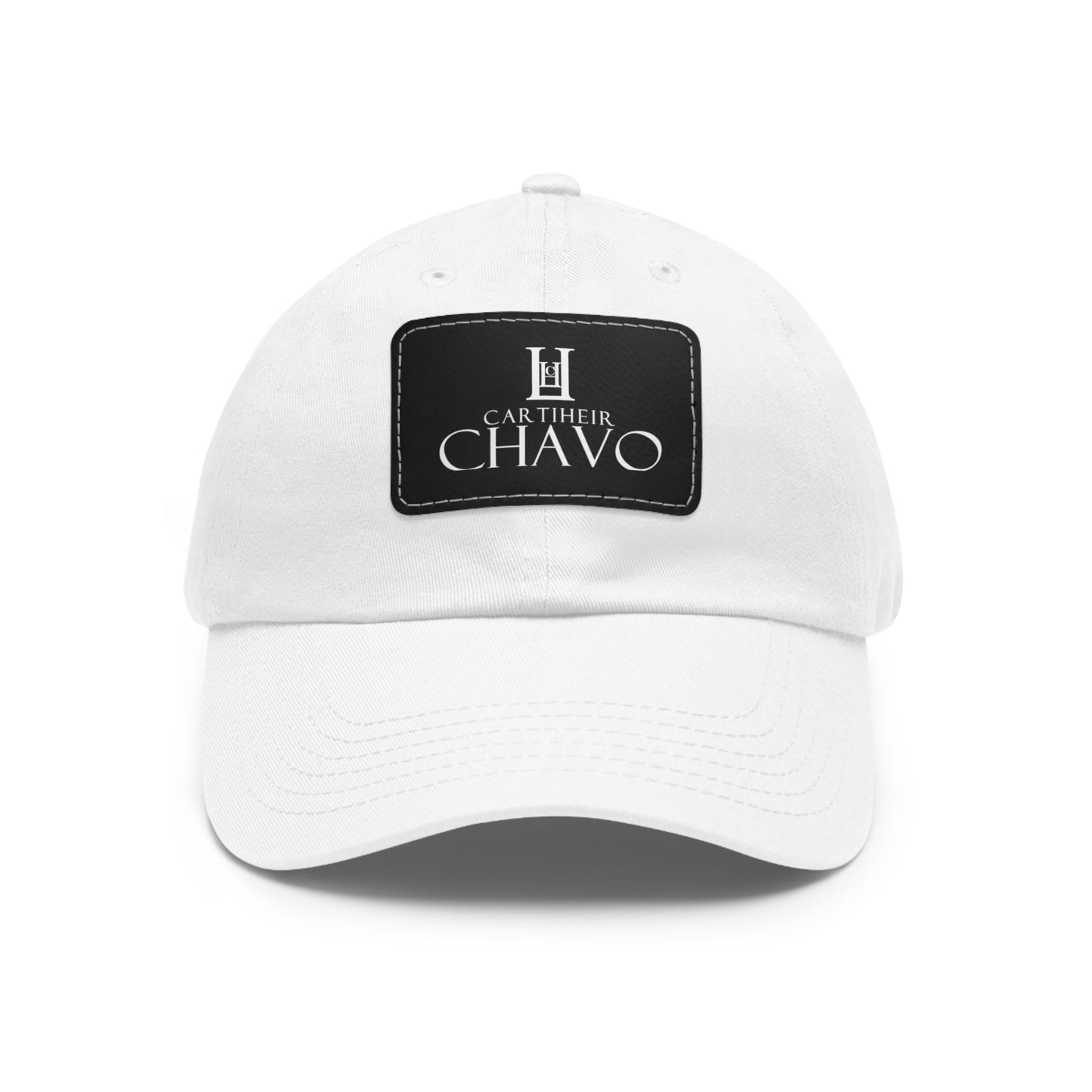 Dad Hat with Leather Patch