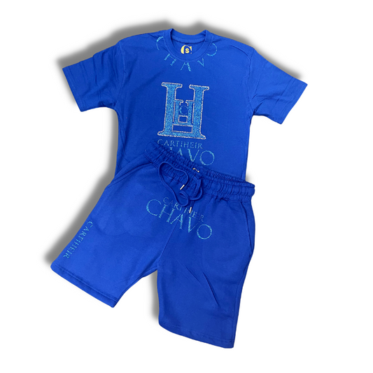 Luxury Streetwear t-shirt and shorts set